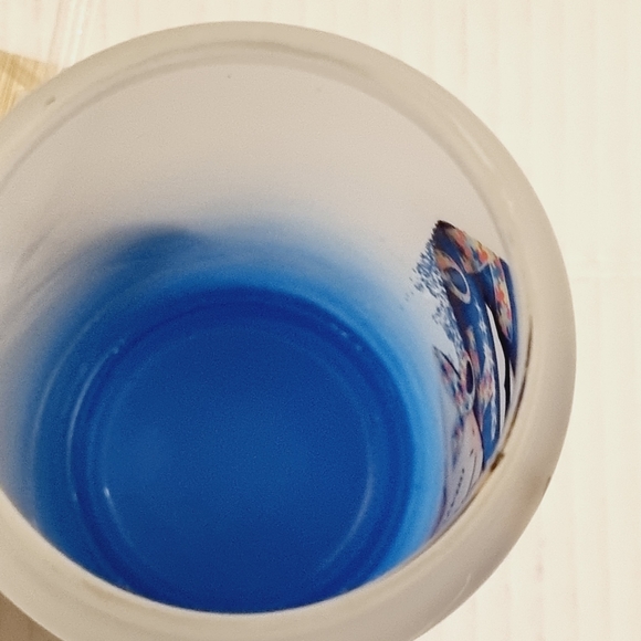 New 7" Frosted Glass Autism Tumbler w/ Wood Stopper Lid & Straw - Picture 7 of 12